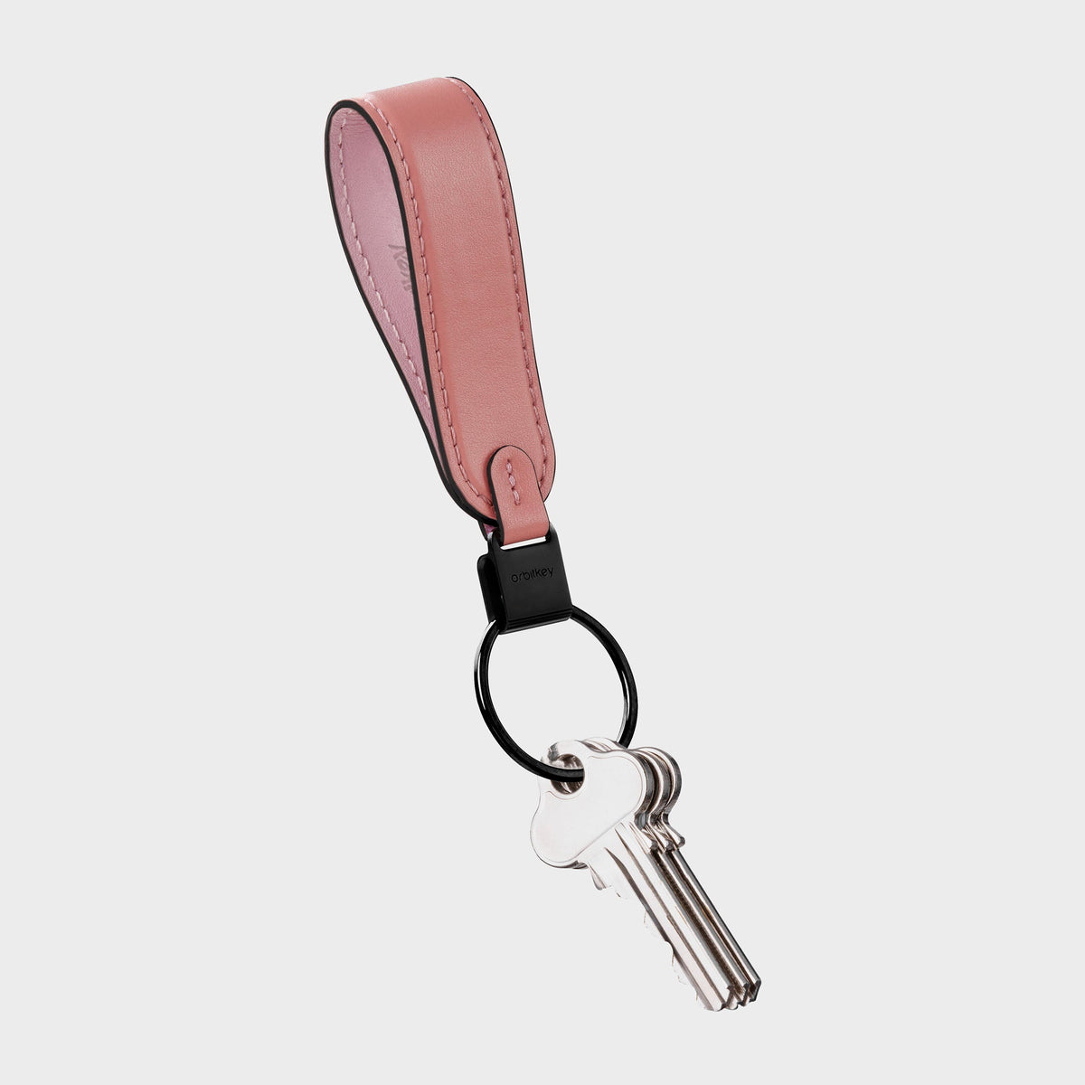 Long leather sale keychain