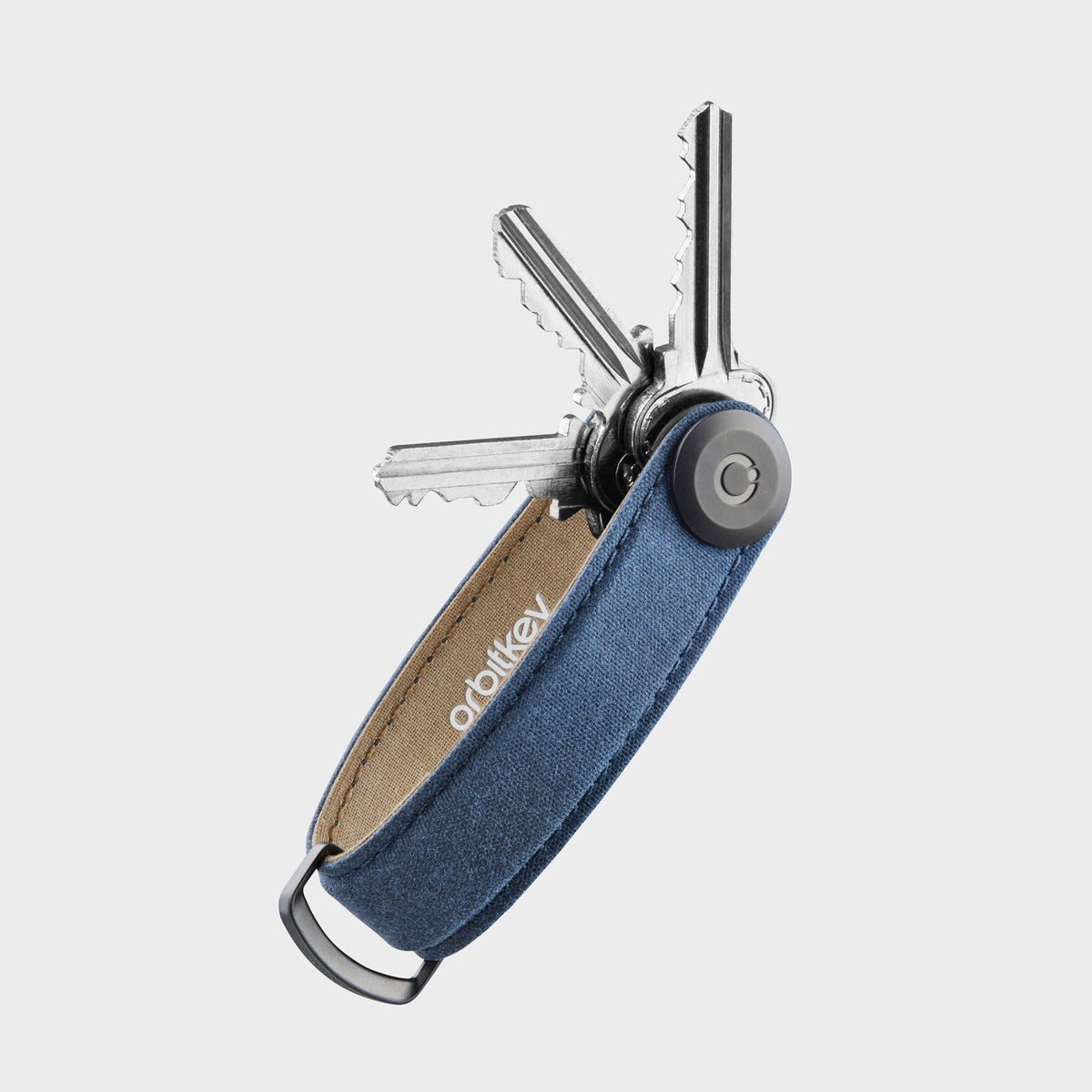 PORTACHIAVI ORBITKEY ORGANIZER WAXED CANVAS KHAKI GREEN KWC2-KGN