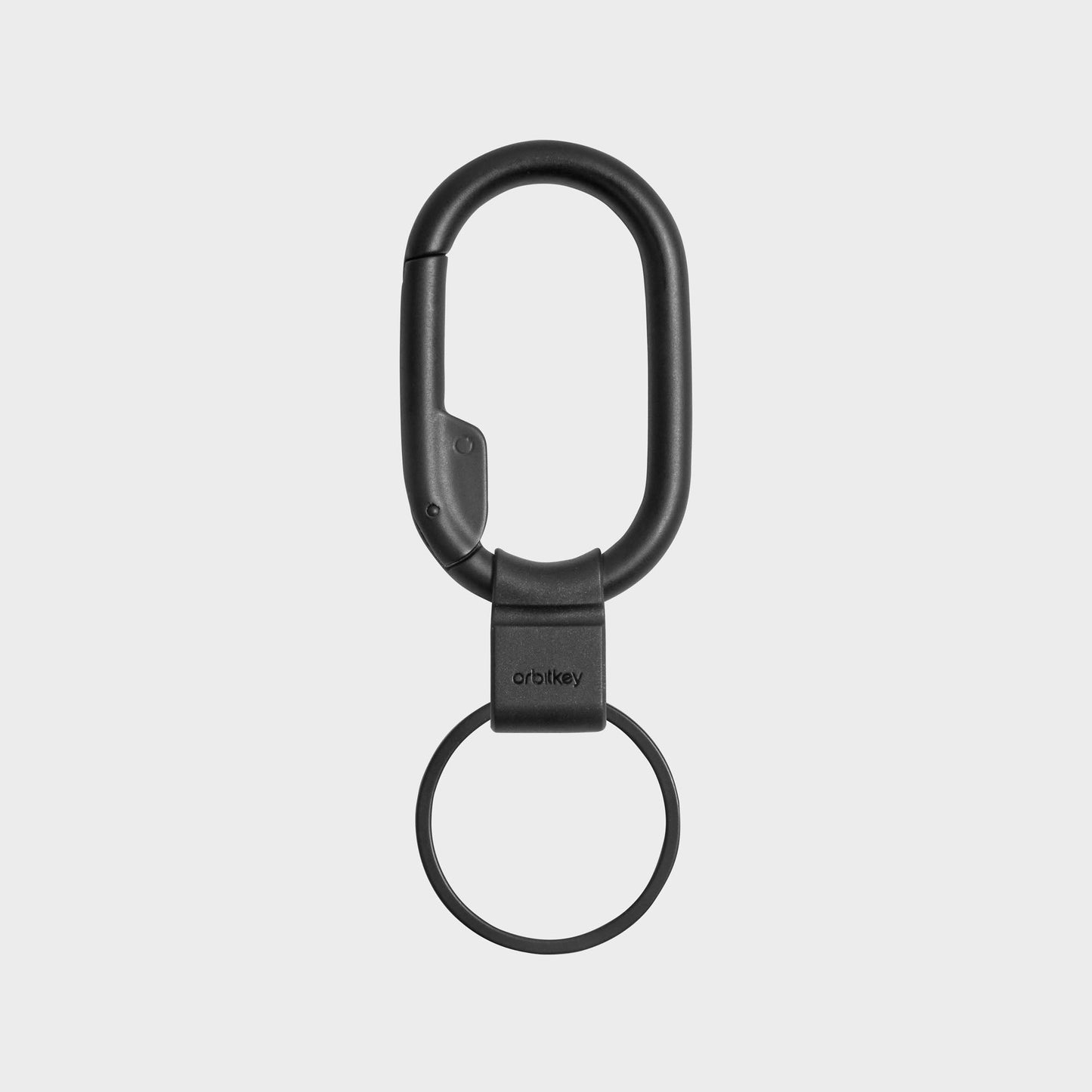CooBigo 15 Sets Small Key Clip Paracord Lanyard Clips Key Hook with Ring, 1¼ inch Metal Small Carabiner Clip Keychain Mini for Men Car Keys - Black