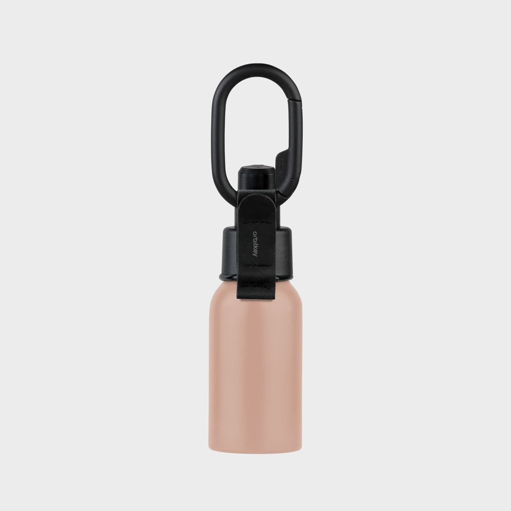 Belt Loop Bottle Opener Key Chain - Orange Blush